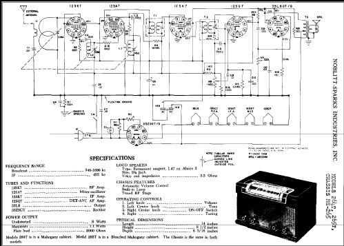 264T Ch= RE-265; Arvin, brand of (ID = 295957) Radio