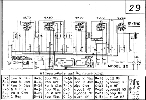 29 ; Arvin, brand of (ID = 16569) Autoradio