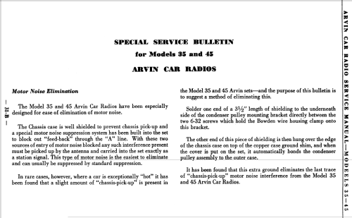 35 ; Arvin, brand of (ID = 1196506) Car Radio