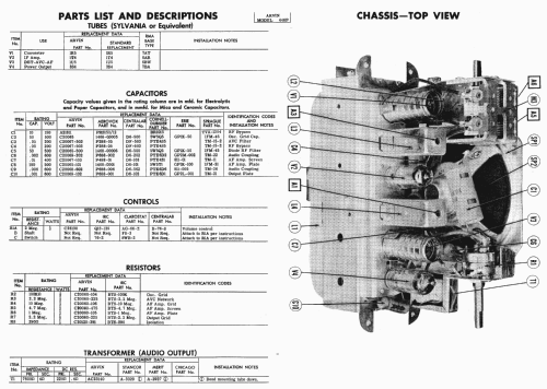 446P Ch= RE-280; Arvin, brand of (ID = 426630) Radio