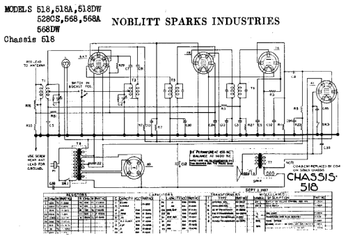 528CS Phantom Mate Ch= 518; Arvin, brand of (ID = 434004) Radio