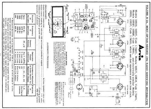 53R07 Ch= 1.74401; Arvin, brand of (ID = 176225) Radio