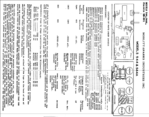 544A Ch= RE201; Arvin, brand of (ID = 437021) Radio