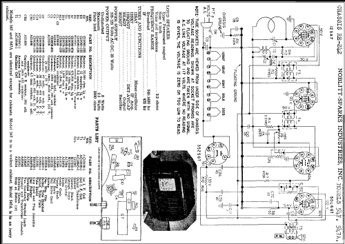 547 Ch= RE-242; Arvin, brand of (ID = 295951) Radio