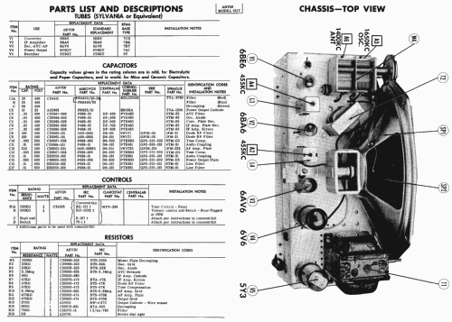 551T Stradivara Ch= RE-297; Arvin, brand of (ID = 426737) Radio