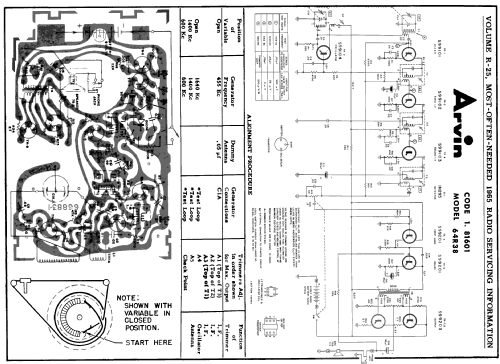 64R38 Ch= 1.81601; Arvin, brand of (ID = 188155) Radio