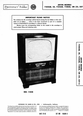 7214CM Ch= 337-1; Arvin, brand of (ID = 3125878) Televisore