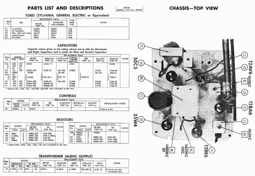 753T Ch= RE348; Arvin, brand of (ID = 426892) Radio