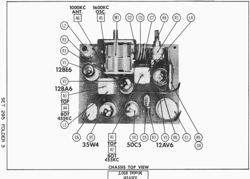 951T Ch= RE391; Arvin, brand of (ID = 427223) Radio