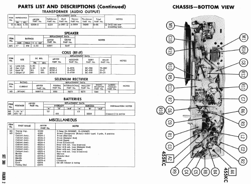 952-P Ch= RE389; Arvin, brand of (ID = 427259) Radio