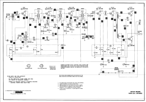Seven Transistor 9595 ; Arvin, brand of (ID = 605882) Radio