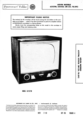 6213TM 	Berkshire Ch= TE-319; Arvin, brand of (ID = 3142732) Television