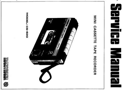 Mini Cassette Tape Recorder CS-620; Transylvania Asahi (ID = 1936256) Ton-Bild