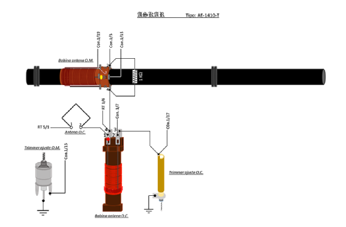 Sobremesa AE-1410-T; Askar, Ascar; Irún (ID = 2120977) Radio