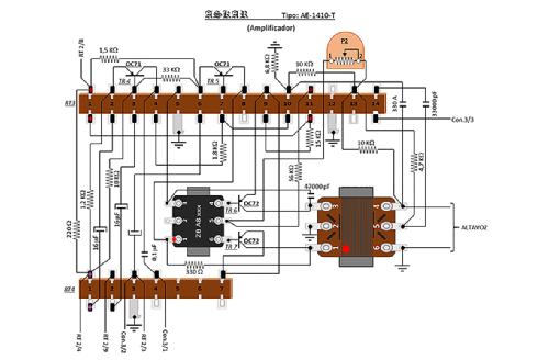 Sobremesa AE-1410-T; Askar, Ascar; Irún (ID = 2120981) Radio