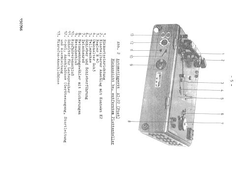 Automatik I-22 A1-22 Post; Assmann, W., GmbH; (ID = 1837354) Sonido-V