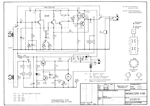 Memocord K60; Assmann, W., GmbH; (ID = 1198839) Reg-Riprod