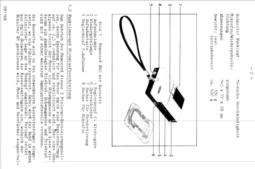 Memocord K60; Assmann, W., GmbH; (ID = 1198846) Sonido-V