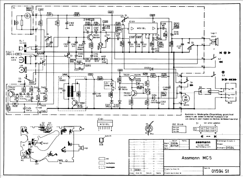 Taschendiktiergerät MC5; Assmann, W., GmbH; (ID = 1217118) R-Player