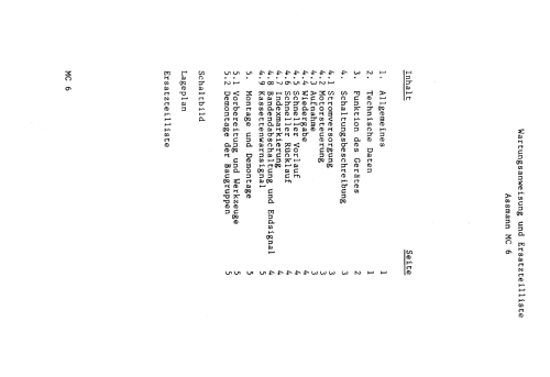 Taschendiktiergerät MC6 - 01583; Assmann, W., GmbH; (ID = 1233415) Reg-Riprod