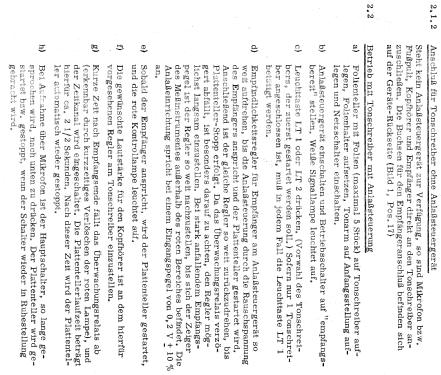 Tonschreiber TS3; Assmann, W., GmbH; (ID = 92656) R-Player