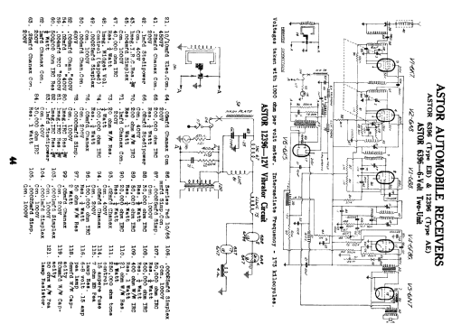 6396 EB; Astor brand, Radio (ID = 761066) Car Radio