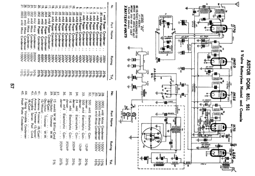 851 DQM; Astor brand, Radio (ID = 788465) Radio