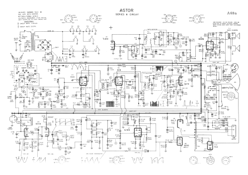 Airliner 25' A52L/8-CW Ch= Series 8; Astor brand, Radio (ID = 2006804) Televisore