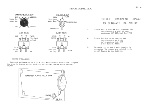 DLN; Astor brand, Radio (ID = 2055459) Radio