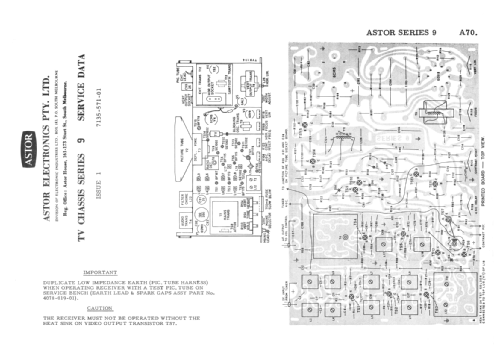 Langdon 25' L51C/9-DF Ch= Series 9; Astor brand, Radio (ID = 2006798) Television