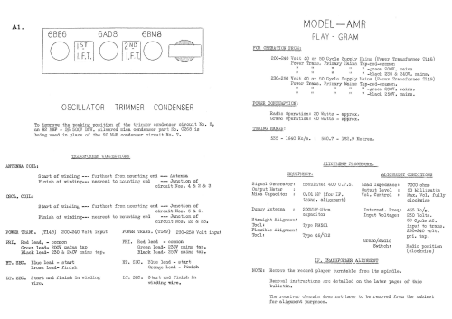 Play-Gram AMR; Astor brand, Radio (ID = 2051597) Radio