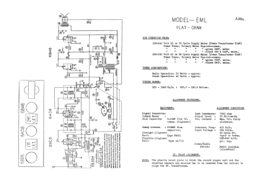 Play-Gram EML; Astor brand, Radio (ID = 2052942) Radio