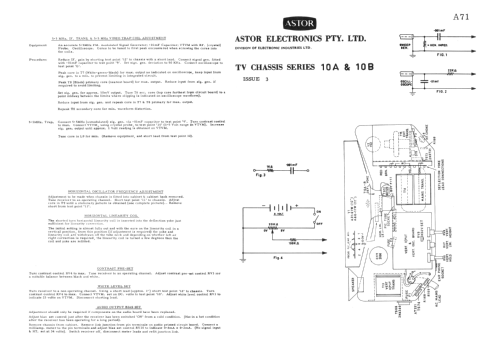 TB030 Ch= Series 10B; Astor brand, Radio (ID = 2006551) Televisore