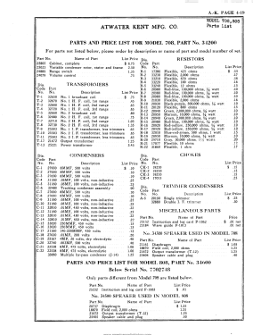 708; Atwater Kent Brand, (ID = 2940841) Radio