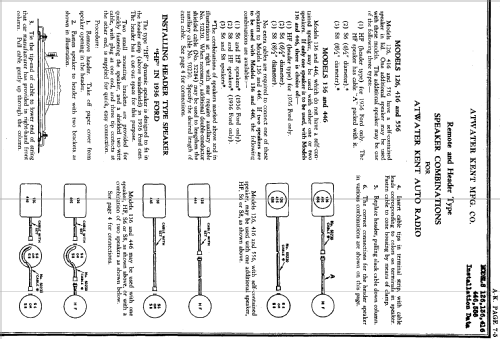 136; Atwater Kent Mfg. Co (ID = 696933) Car Radio