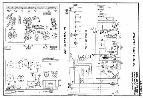 155 3rd type; Atwater Kent Mfg. Co (ID = 1493427) Radio