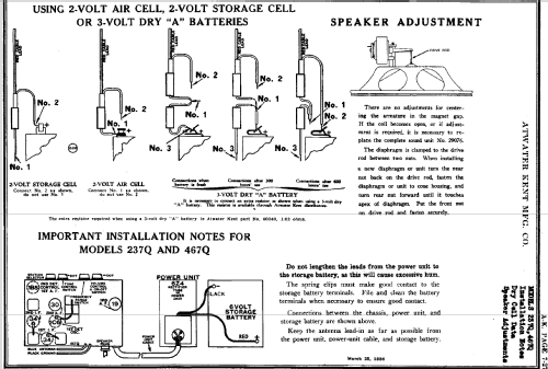 467Q; Atwater Kent Mfg. Co (ID = 697681) Radio