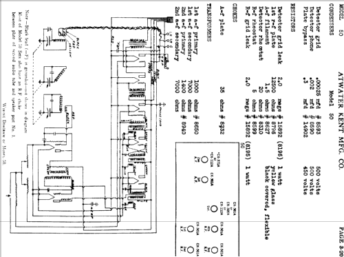 8500 Model 50; Atwater Kent Mfg. Co (ID = 757056) Radio