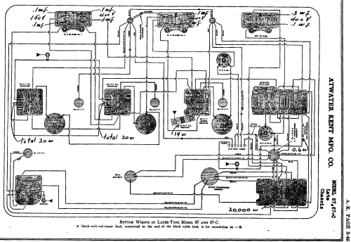 67C Battery Panel ; Atwater Kent Mfg. Co (ID = 696527) Radio