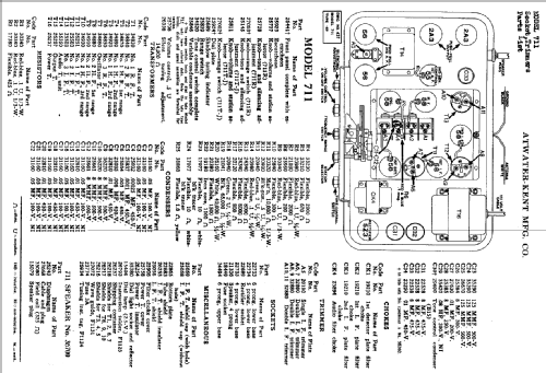 711J ; Atwater Kent Mfg. Co (ID = 770226) Radio