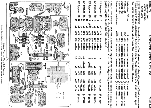 72 Ch= H-1, H-2; Atwater Kent Mfg. Co (ID = 764402) Radio