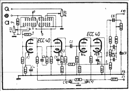 Power Amplifier FITE 20 / EF725; Audio Kino és (ID = 1418437) Ampl/Mixer