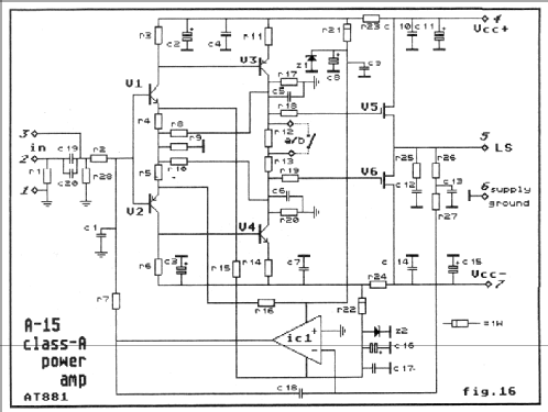 Class A Power Amplifier A15; Audio Research (ID = 432107) Kit