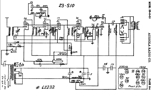23-S-10 ; Audiola Radio Co.; (ID = 484448) Radio