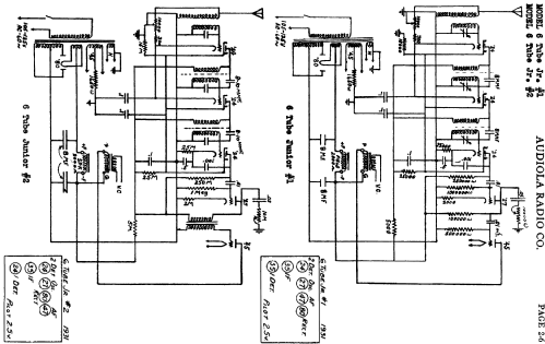 6-Tube Junior #2 ; Audiola Radio Co.; (ID = 484436) Radio