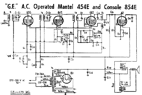 G.E. 454E; Australian General (ID = 1925362) Radio