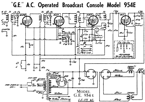 G.E. Pandora 954E; Australian General (ID = 1937861) Radio