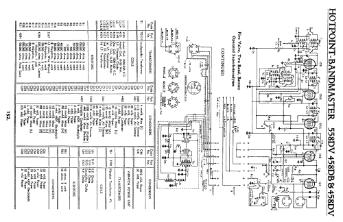 Hotpoint-Bandmaster 458DB; Australian General (ID = 754859) Radio