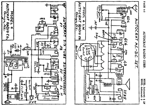 Autocrat 6 ; Autocrat Radio Co.; (ID = 481980) Radio