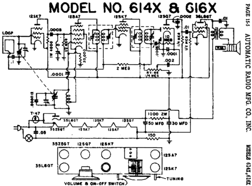 614X ; Automatic Radio Mfg. (ID = 451668) Radio